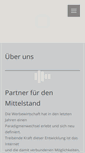 Mobile Screenshot of einszweidrei-werbeagentur.de